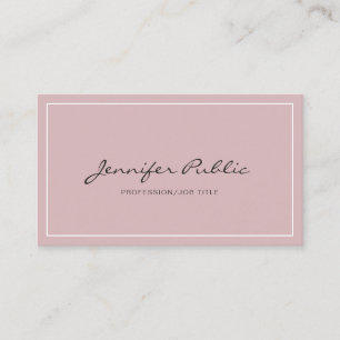 Cartão De Visita Profissional de Cores Elegantes Simples Modernos