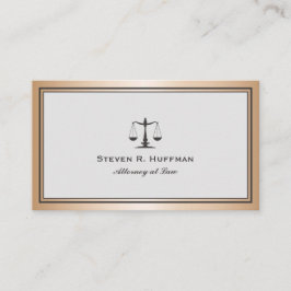 Cartão De Visita Profissional de Escala de Advogados Dourados da Ci