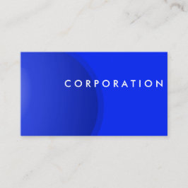 Cartão De Visita Profissional de esfera azul