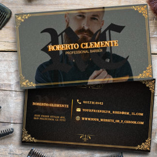 Cartão de Visita Profissional de Fotografia para B