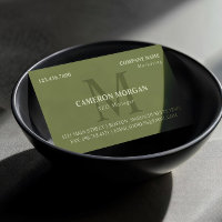 Profissional De Monograma Verde Oleícola