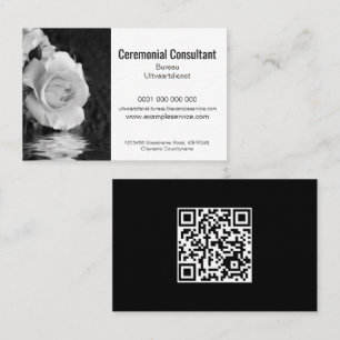 Cartão De Visita profissional de serviço de consultoria cerimonial