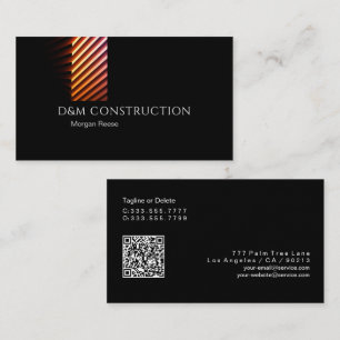 Cartão De Visita Profissional, Design inteligente, código QR Vs 3