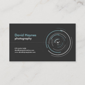 Cartão de visita profissional do fotógrafo