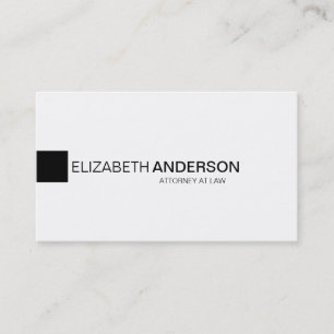 Cartão De Visita Profissional elegante clássico minimalista moderno