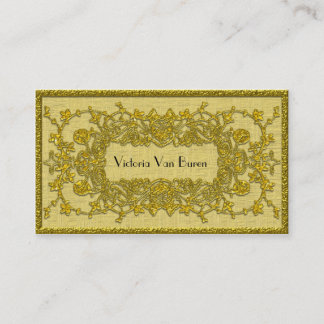 Cartão De Visita Profissional elegante da queda de Adlamchelle