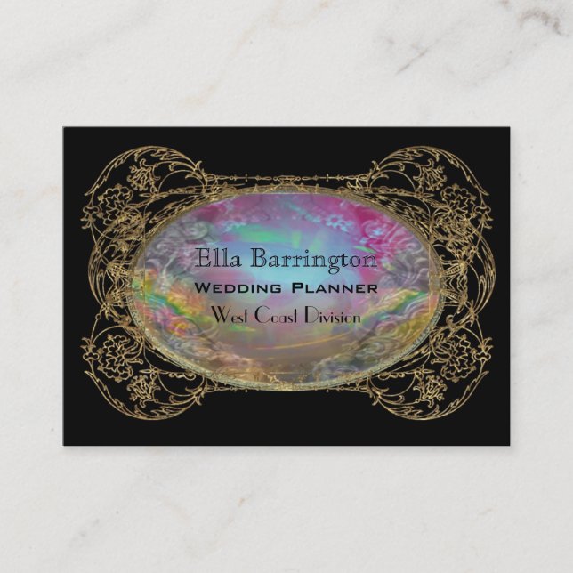 Cartão De Visita Profissional elegante de Royale da benevolência de (Frente)