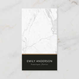 CARTÃO DE VISITA PROFISSIONAL ELEGANTE DE TEXTURA MARÍTIMA PRETA E 