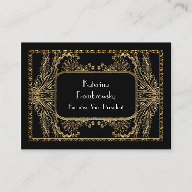 Cartão De Visita Profissional elegante de Vetryce (Frente)