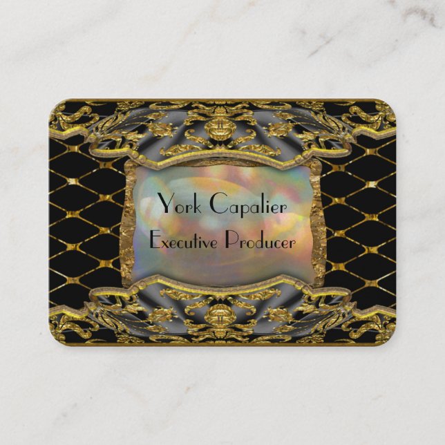 Cartão De Visita Profissional elegante executivo de Baarnetscue (Frente)