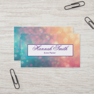 Cartão De Visita Profissional falso glamoroso moderno elegante simp