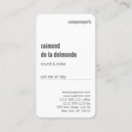 Cartão De Visita Profissional, luxuoso