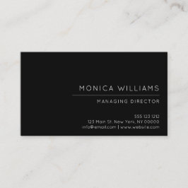 Cartão De Visita Profissional minimalista chique