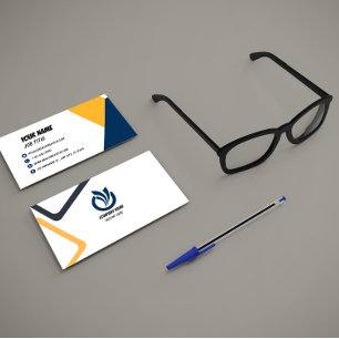 Cartão de Visita Profissional Minimalista Elegante