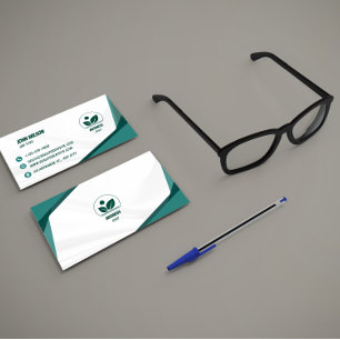 Cartão de Visita Profissional Minimalista Elegante