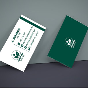 Cartão de Visita Profissional Minimalista Elegante