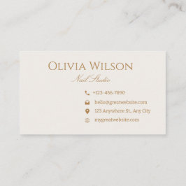 Cartão de visita profissional mínimo moderno simpl