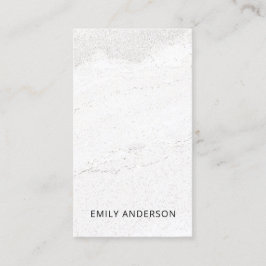 CARTÃO DE VISITA PROFISSIONAL MODERNA DE TEXTURA MÍNIMA DA PEDRA EL
