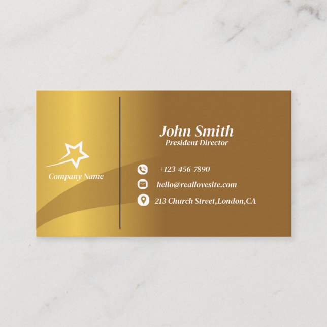 Cartão de visita profissional moderno (Frente)