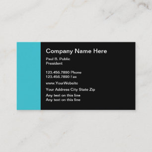 Cartão De Visita Profissional moderno