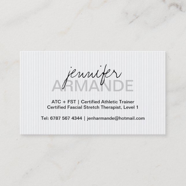 Cartão de visita profissional moderno (Frente)