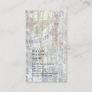 Cartão De Visita Profissional moderno da planície cinzenta