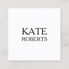 Cartão de visita profissional moderno minimalista