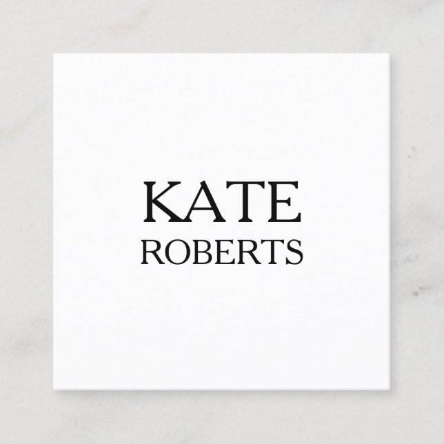 Cartão de visita profissional moderno minimalista (Frente)