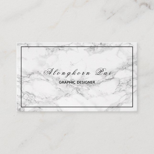 Cartão de visita profissional moderno minimalista (Frente)