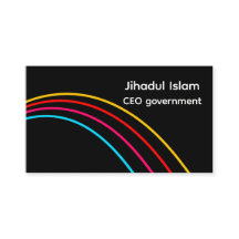 Cartão de visita profissional moderno personalizad