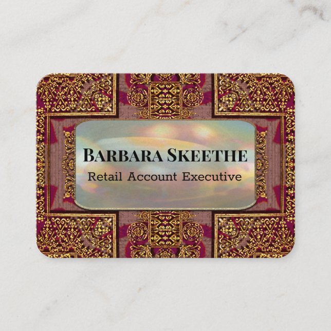 Cartão De Visita Profissional original bonito de McKintz (Frente)