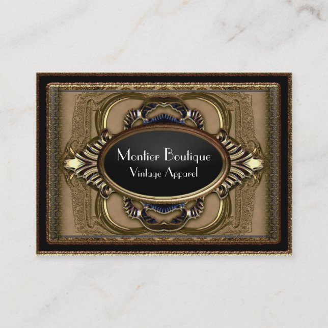 Cartão De Visita Profissional original do solar de Halmorte (Frente)