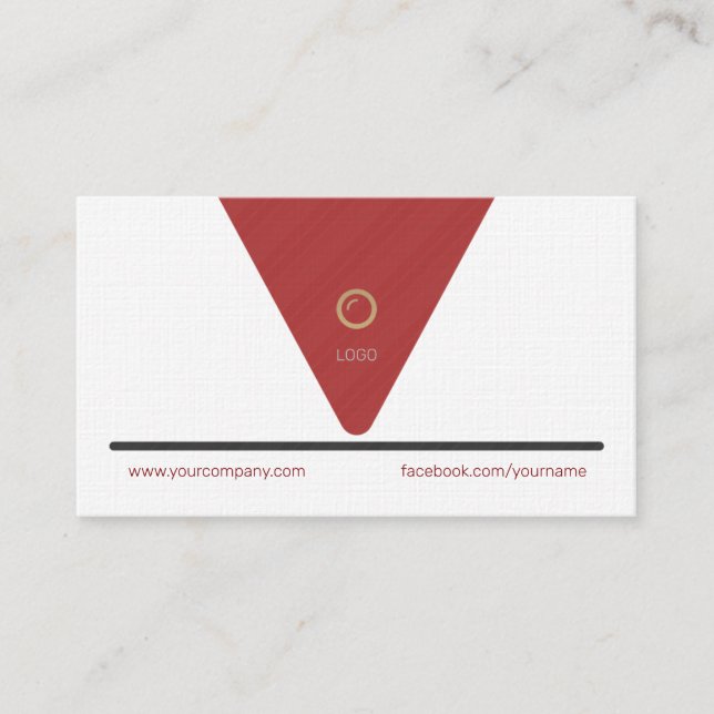 Cartão de visita profissional personalizado - pers (Frente)