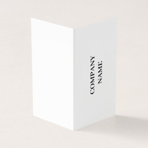 Cartão De Visita Profissional Personalizado Vertical Livro Dobra Do