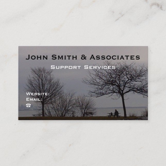 Cartão de visita profissional por RoseWrites (Frente)