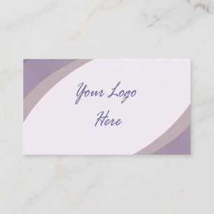 Cartão de visita profissional roxo e azul