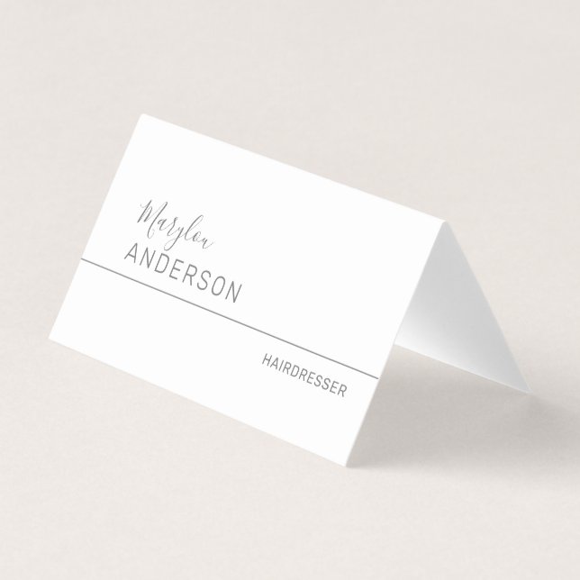 Cartão De Visita Profissional - UNISEX (Frente)