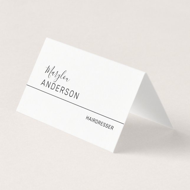 Cartão De Visita Profissional - UNISEX (Frente)