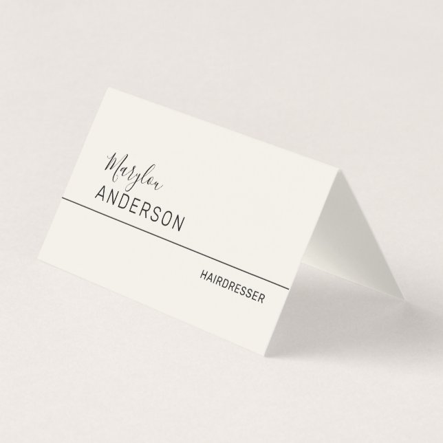 Cartão De Visita Profissional - UNISEX (Frente)