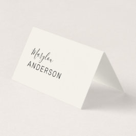 Cartão De Visita Profissional - UNISEX