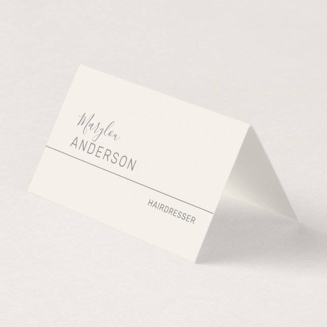 Cartão De Visita Profissional - UNISEX (Frente)