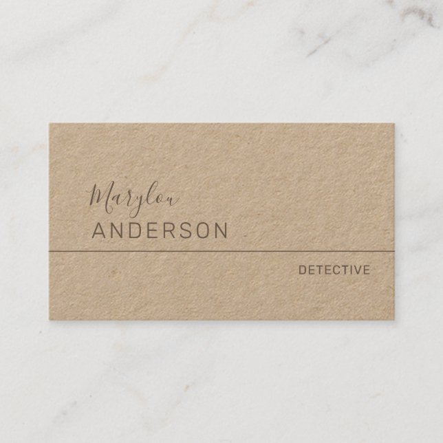 Cartão De Visita Profissional - UNISEX Premium (Frente)