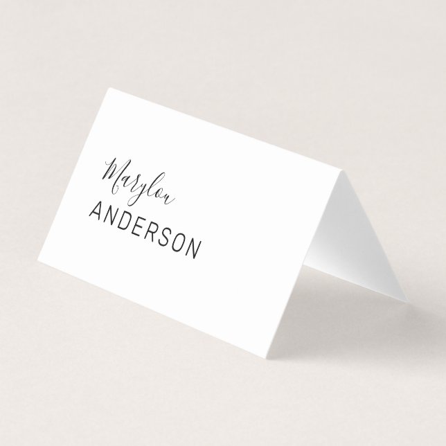 Cartão De Visita Profissional - UNISSEX (Frente)