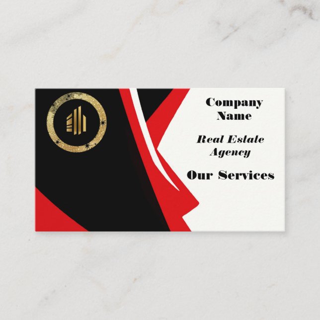 Cartão De Visita Profissional vibrante com código QR personalizado (Frente)