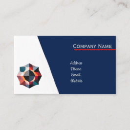 Cartão De Visita Profissional vibrante personalizado