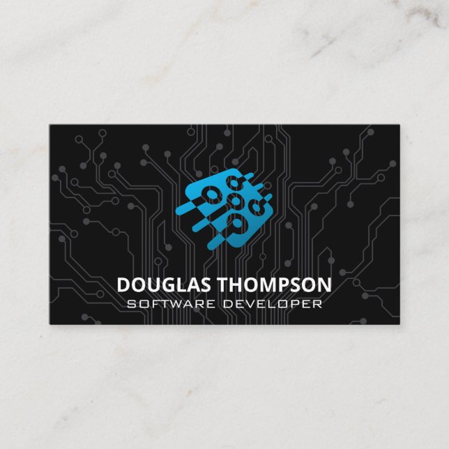 Cartão De Visita Programador | Conselho de circuito | Microchip (Frente)