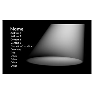 Cartão De Visita projector 3D (branco)