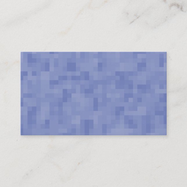 Cartão De Visita Projeto do abstrato do azul (Frente)