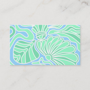 Cartão De Visita Projeto temático subaquático decorativo