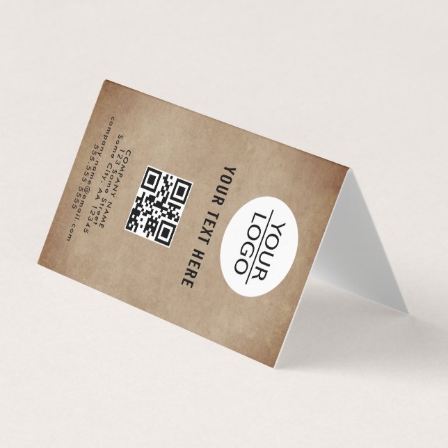 Cartão De Visita Promoção da Empresa de Texto Personalizado para Ad (Frente)